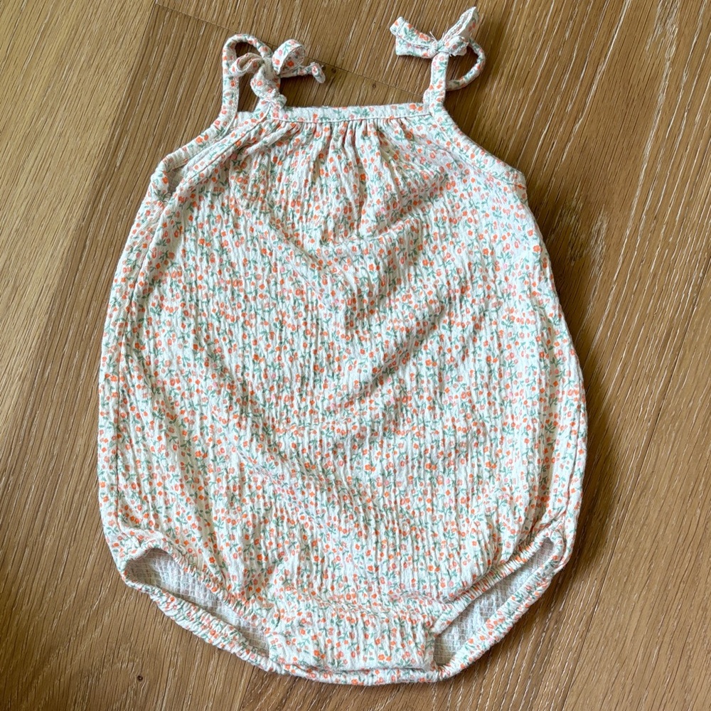 Zara baby floral onesie